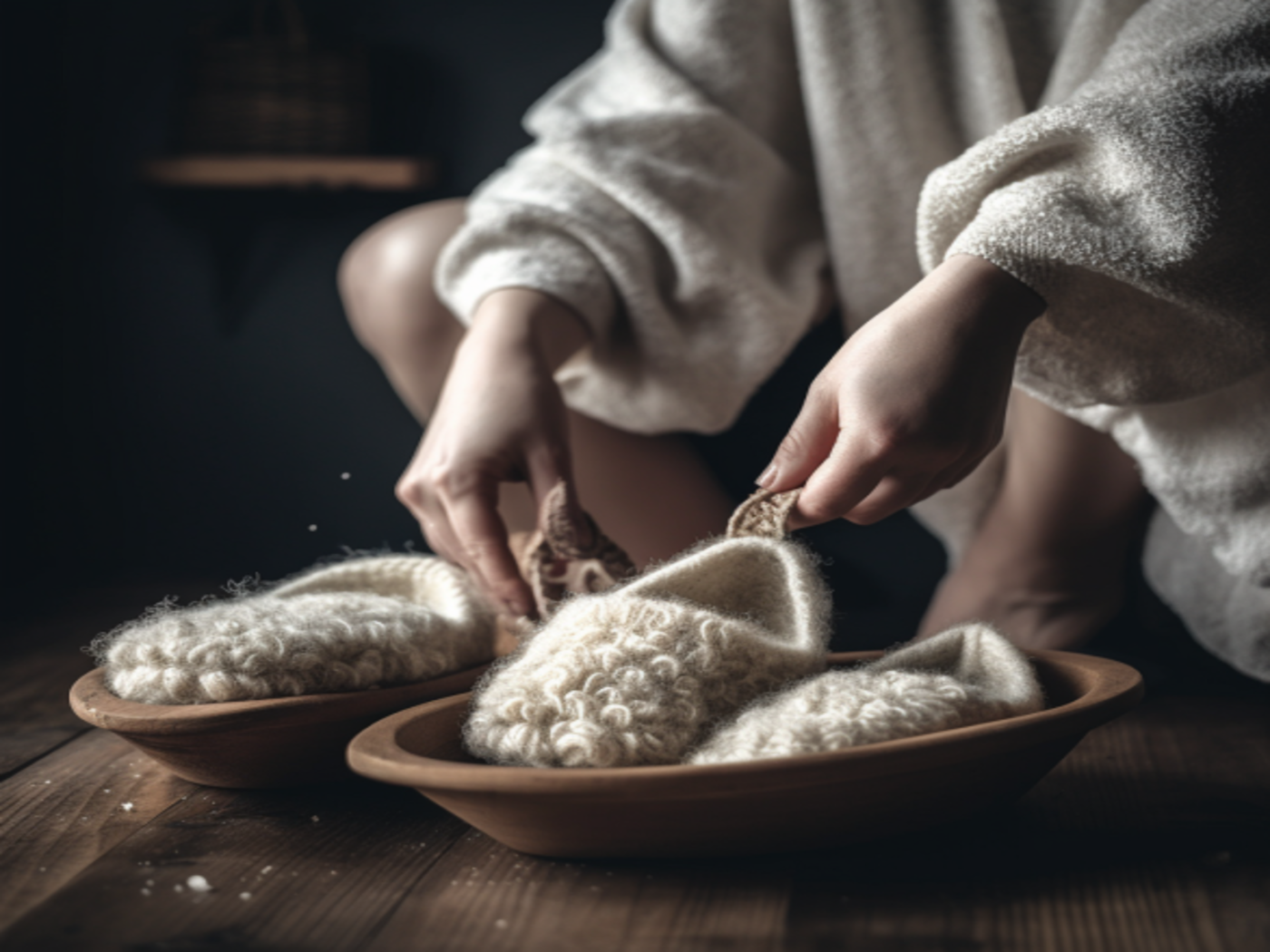 Comparing hand-washing and machine-washing wool slippers: pros and cons