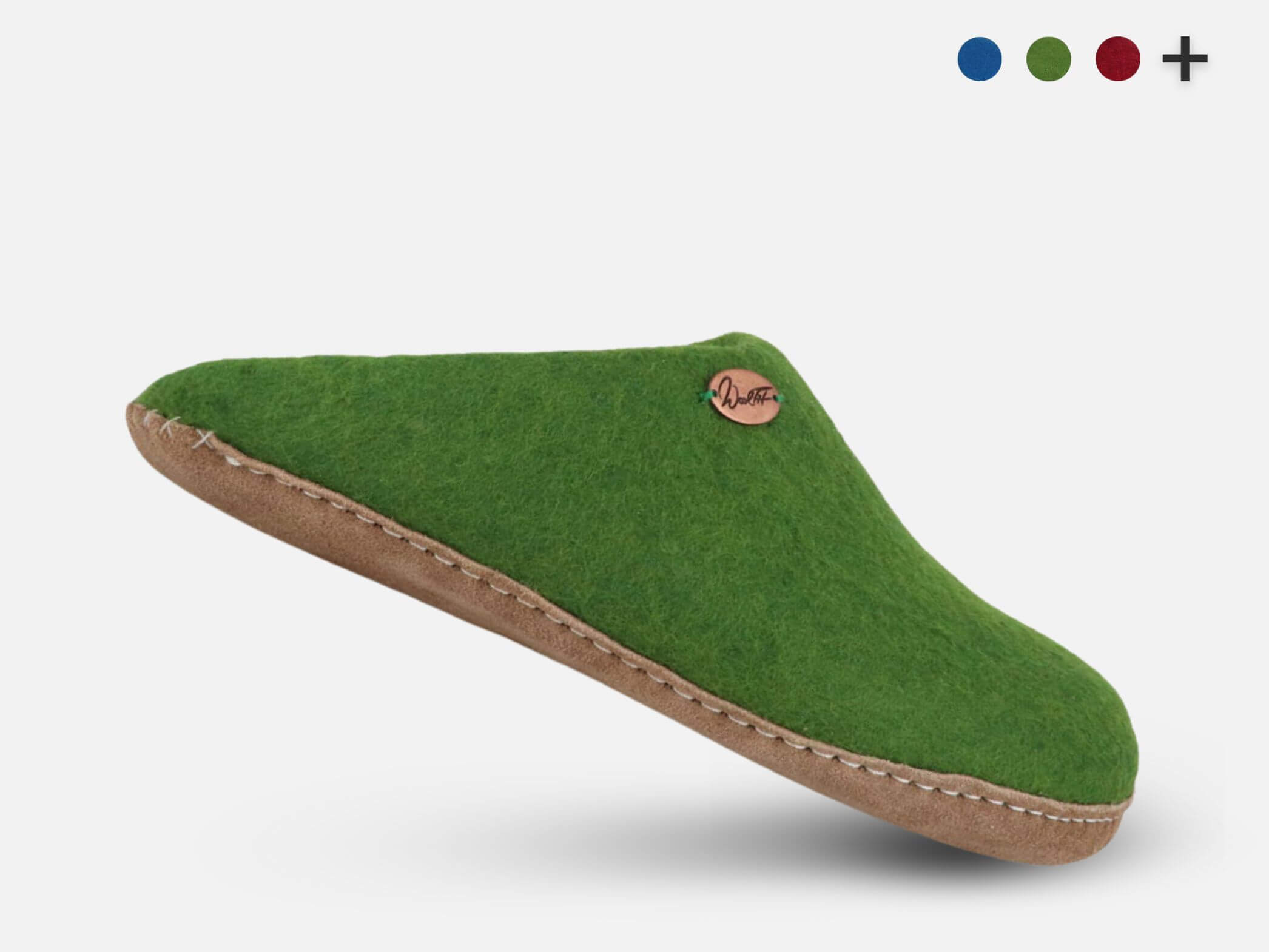 WoolFit Tibet | Guest Slippers with Leather Sole