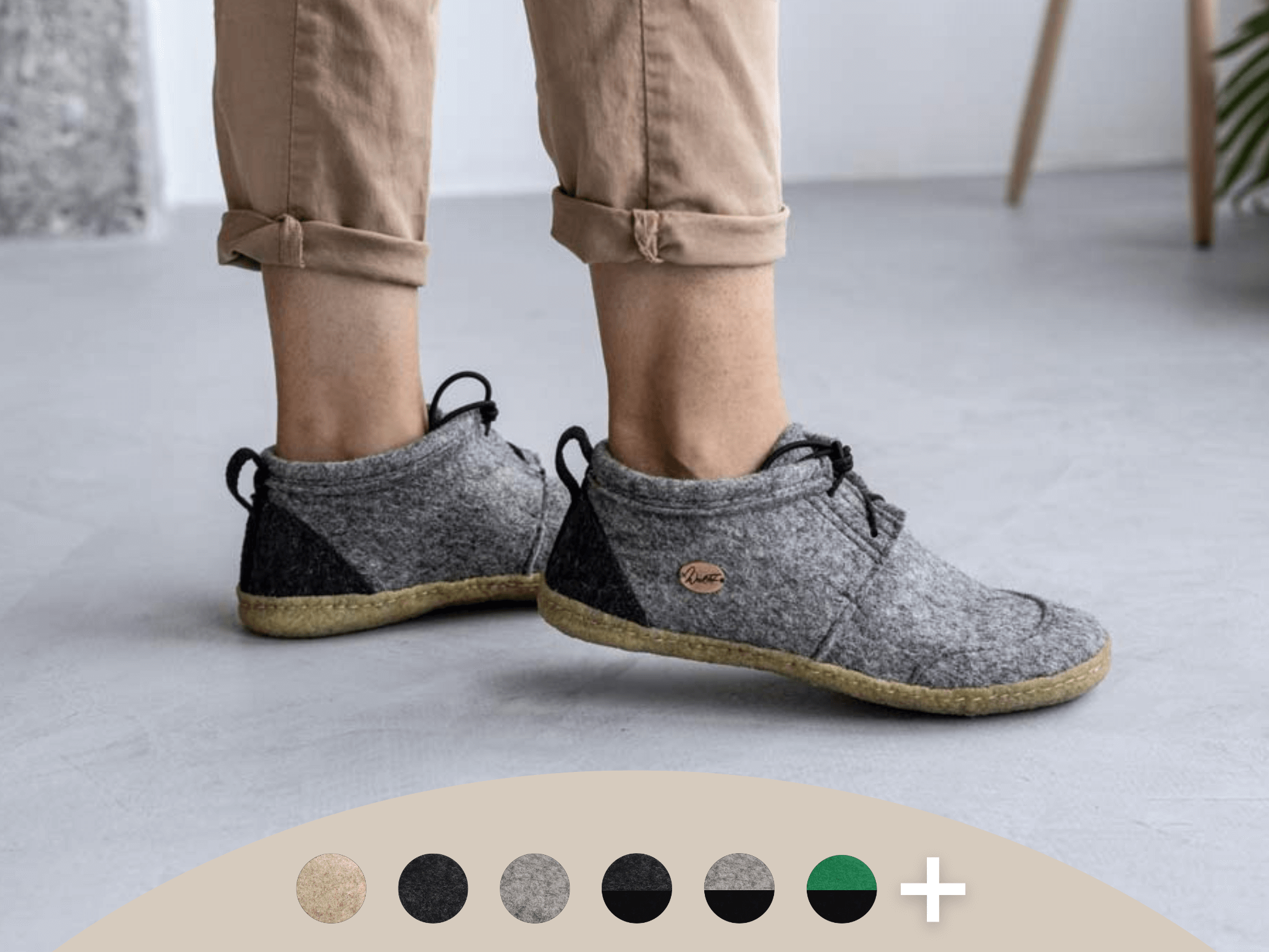WoolFit Nomad | Barefoot Slippers with Zero-Drop Sole