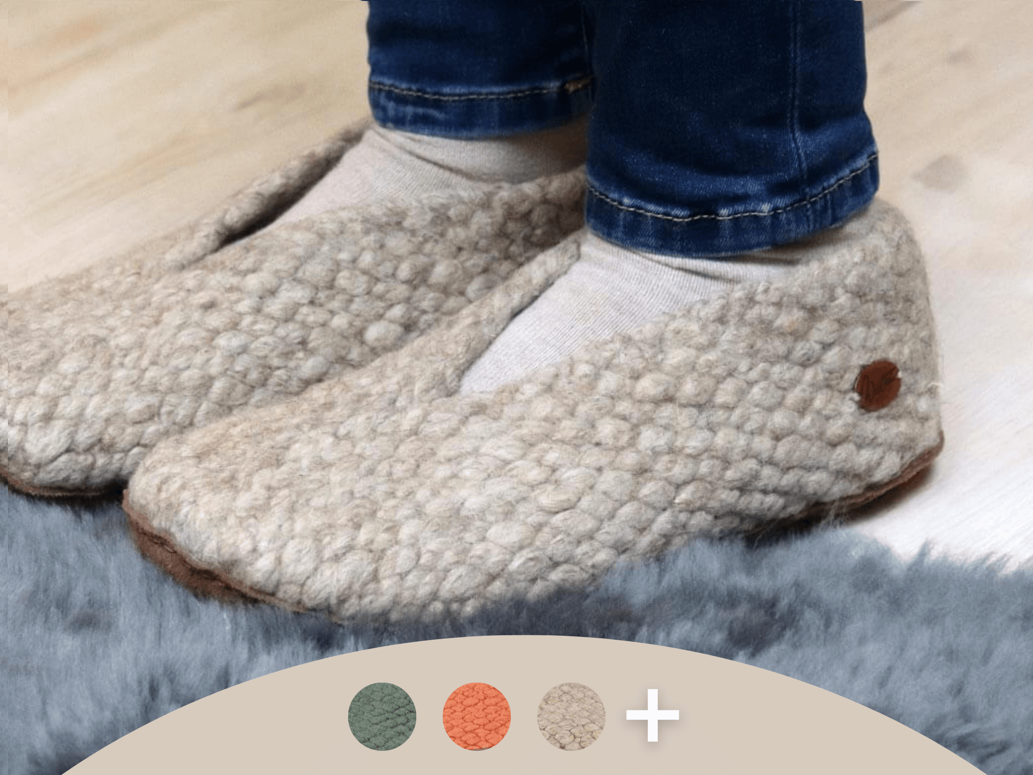 WoolFit Woolies | Woven Womens Slippers