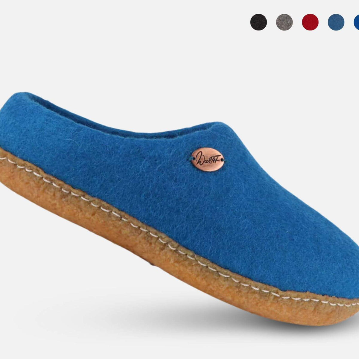 Pantofole Per Ospiti In Feltro Fatte A Mano In Germania - Suola Antiscivolo, Unisex - 4