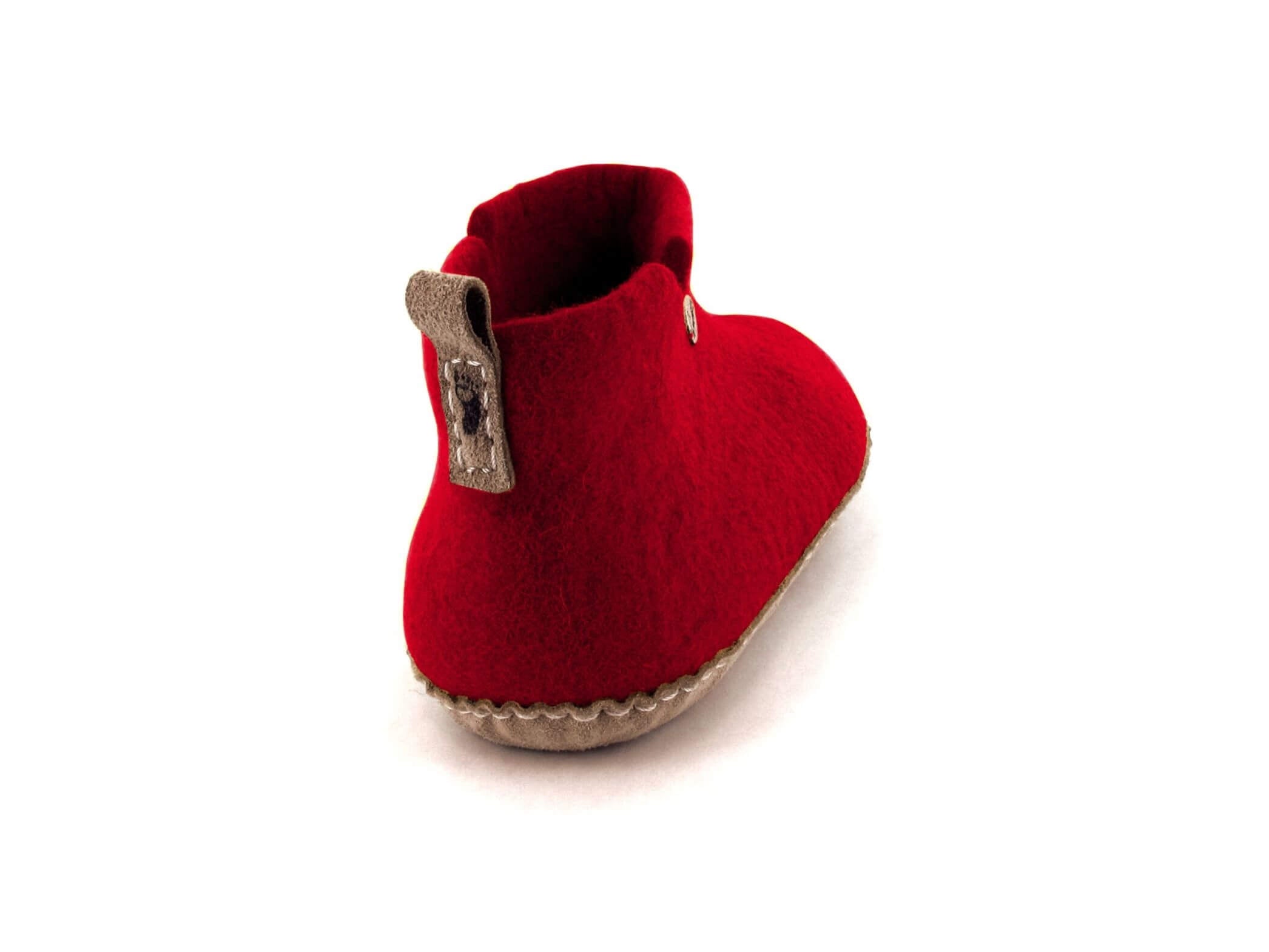 Red slipper deals boots